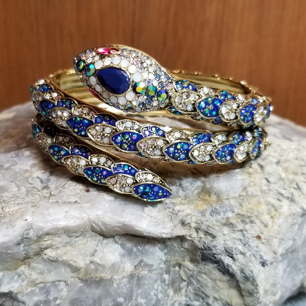 Betsey Johnson snake cuff bracelet